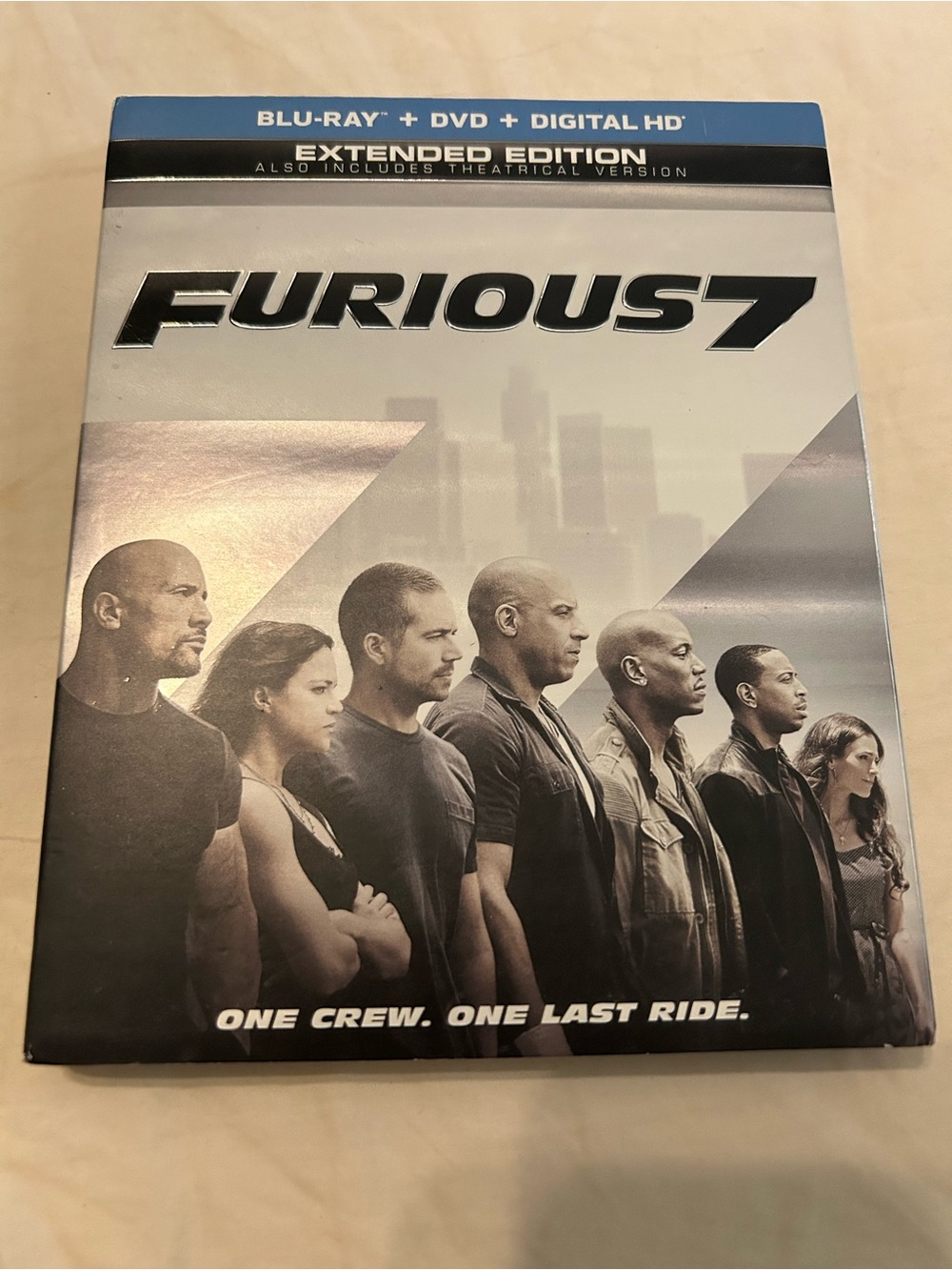 Furious 7 Extended Edition Blu-ray + DVD + Digital HD